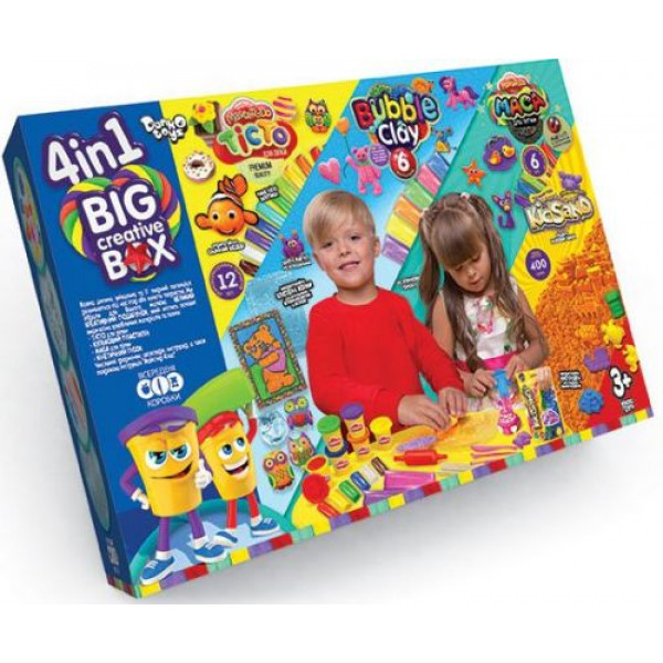 

Набор креативного творчества "Big Creative Box" 4 в 1 (укр) BCRB-01-01U TRG-20951
