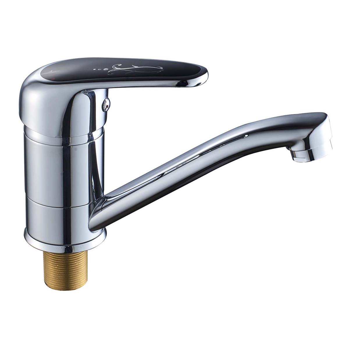 

Смеситель для кухни HAIBA MAGIC 555 с черной ручкой HB0671