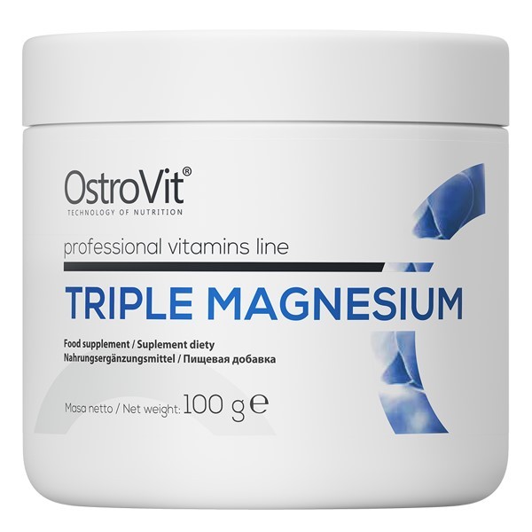 

Витамины и минералы Ostrovit Triple Magnesium 100 грамм