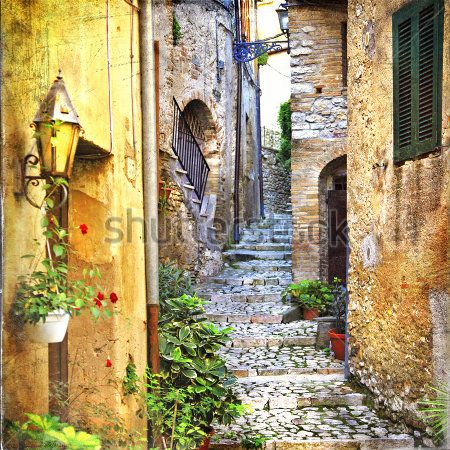 

Фотообои ArtSide Улица (226208605) Штукатурка