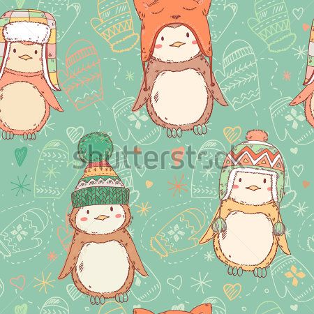 

Фотообои ArtSide Пигвины (257772586) Штукатурка