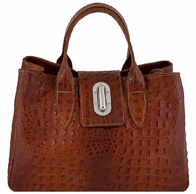 

Женская кожаная сумка Italian bags DB11205 brown