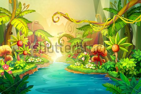 

Фотообои ArtSide Речка (265326125) Штукатурка