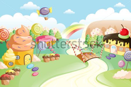 

Фотообои ArtSide Сладкая страна (117909214) Штукатурка