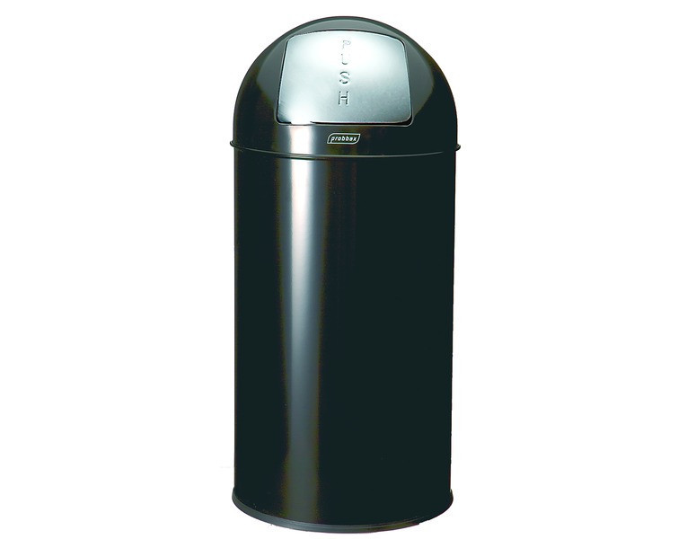 

Купольная урна с нажимной крышкой Probbax 40л черная (PB-3140-BLA)