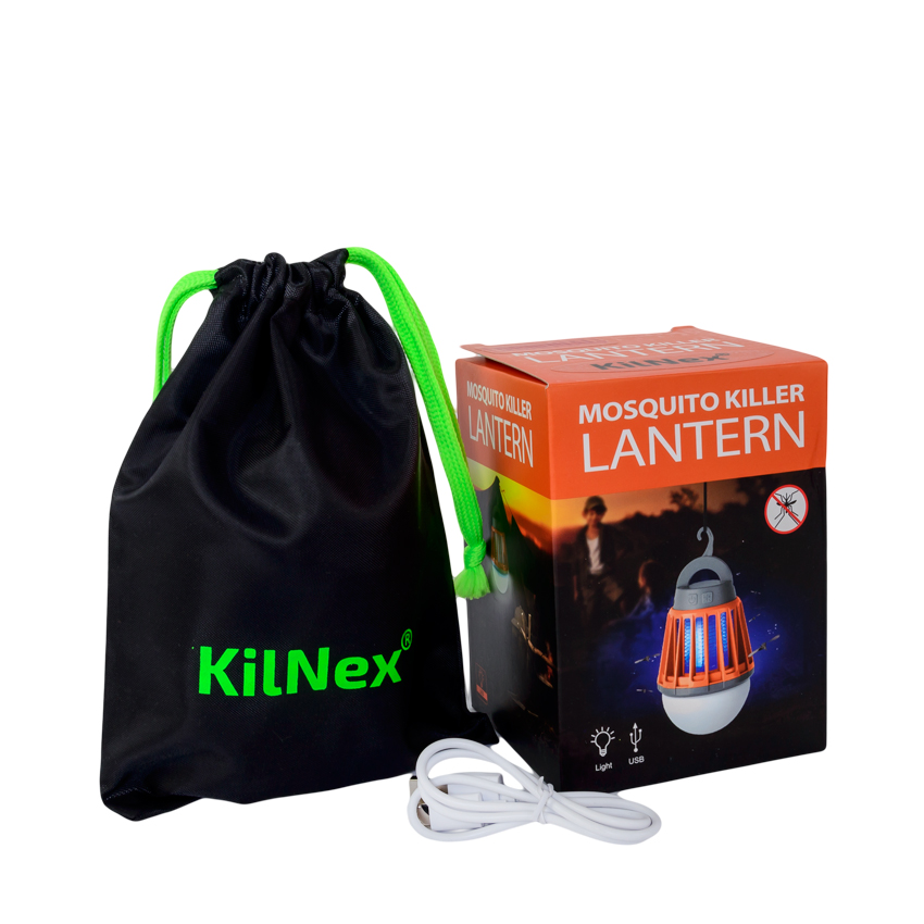 

Фонарь для кемпинга Kilnex USB 2000 mAh с функцией уничтожения комаров Зеленый (KL 100)