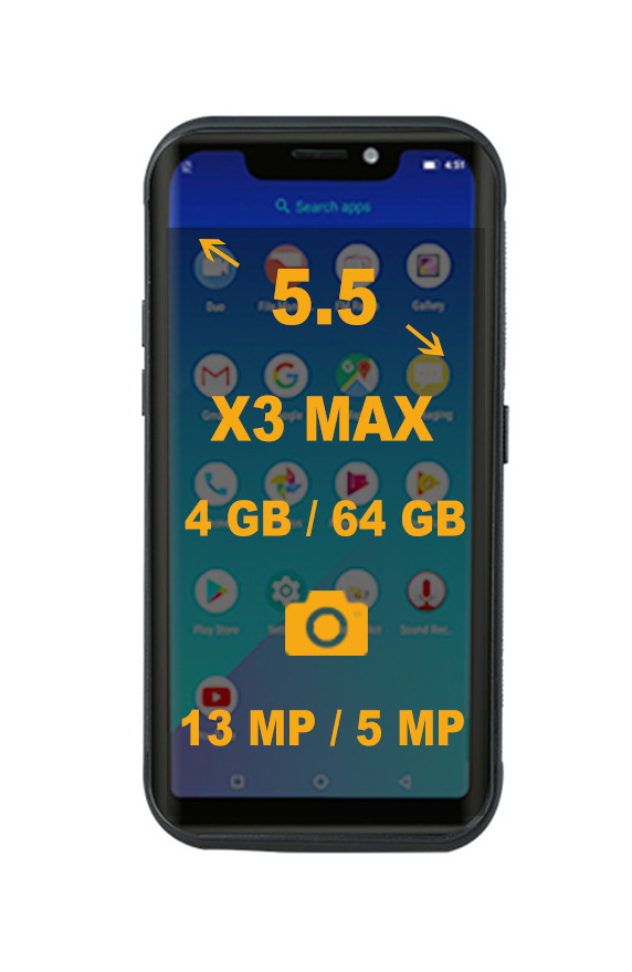 

Мобильный смартфон Land Rover X3 Max black
