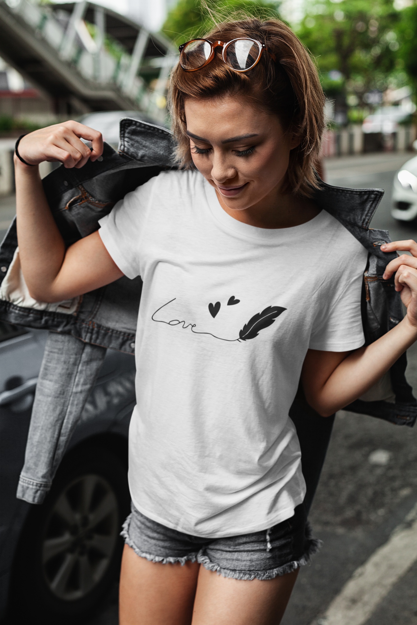 

Женская OLDISEN футболка “Лове-3” – Белый, L-XL | 48-50 WTL-503M