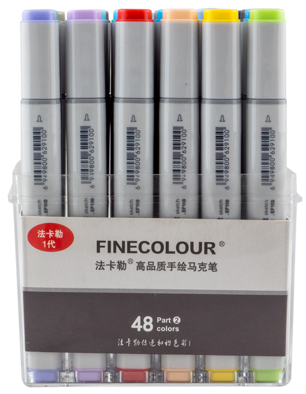 

Набор маркеров Finecolour Sketchmarker 48 цветов (EF100-TB48)