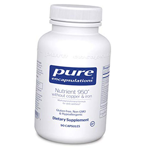

Мультивитаминная формула для оптимального здоровья, Nutrient 950, Pure Encapsulations 90капс (36361042)