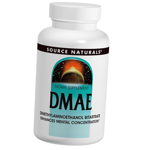 

Диметиламиноэтанол, DMAE, Source Naturals 100капс (72355009)