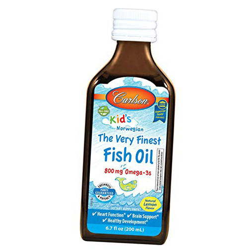 

The Very Finest Fish Oil for Kids Carlson Labs 200мл Лимон (67353023)