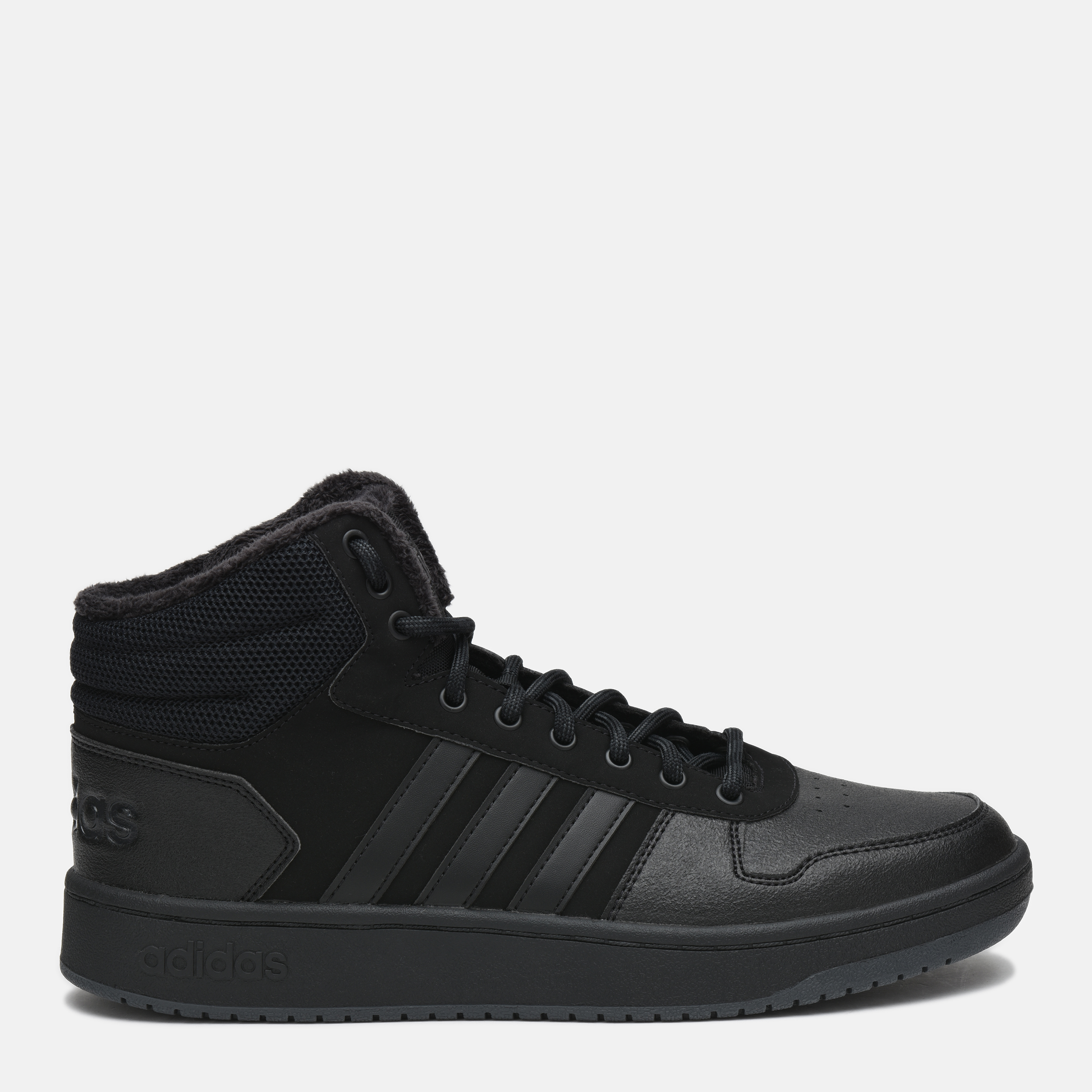 

Ботинки Adidas Hoops 2.0 Mid B44621 44.5 (10UK) 28.5 см Cblack/Cblack/Carbon