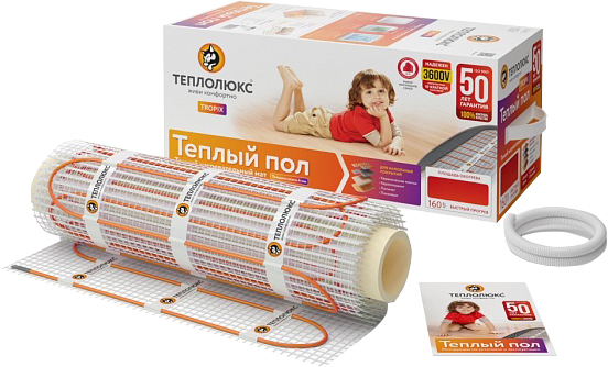 

Мат нагревательный Teploluxe Tropix МНН 1600 Вт/10,0 кв.м
