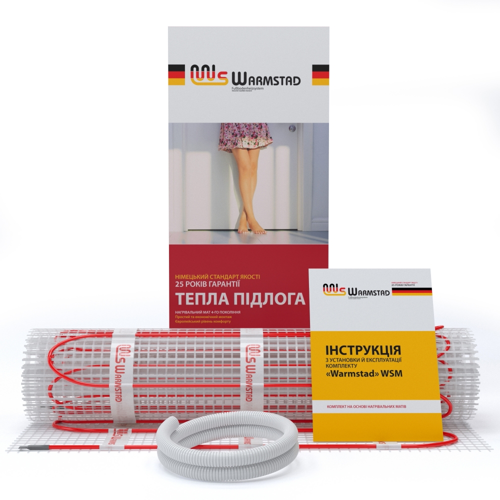 

Мат нагревательный Warmstad WSМ 790 Вт/5,25 кв.м