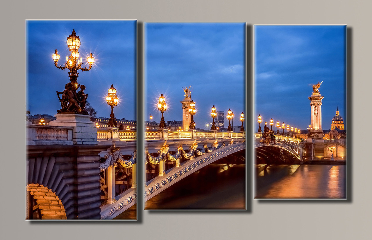 

Модульная картина Art&Print Мост Александра IІІ 2 87х54 см (HAT-083 )