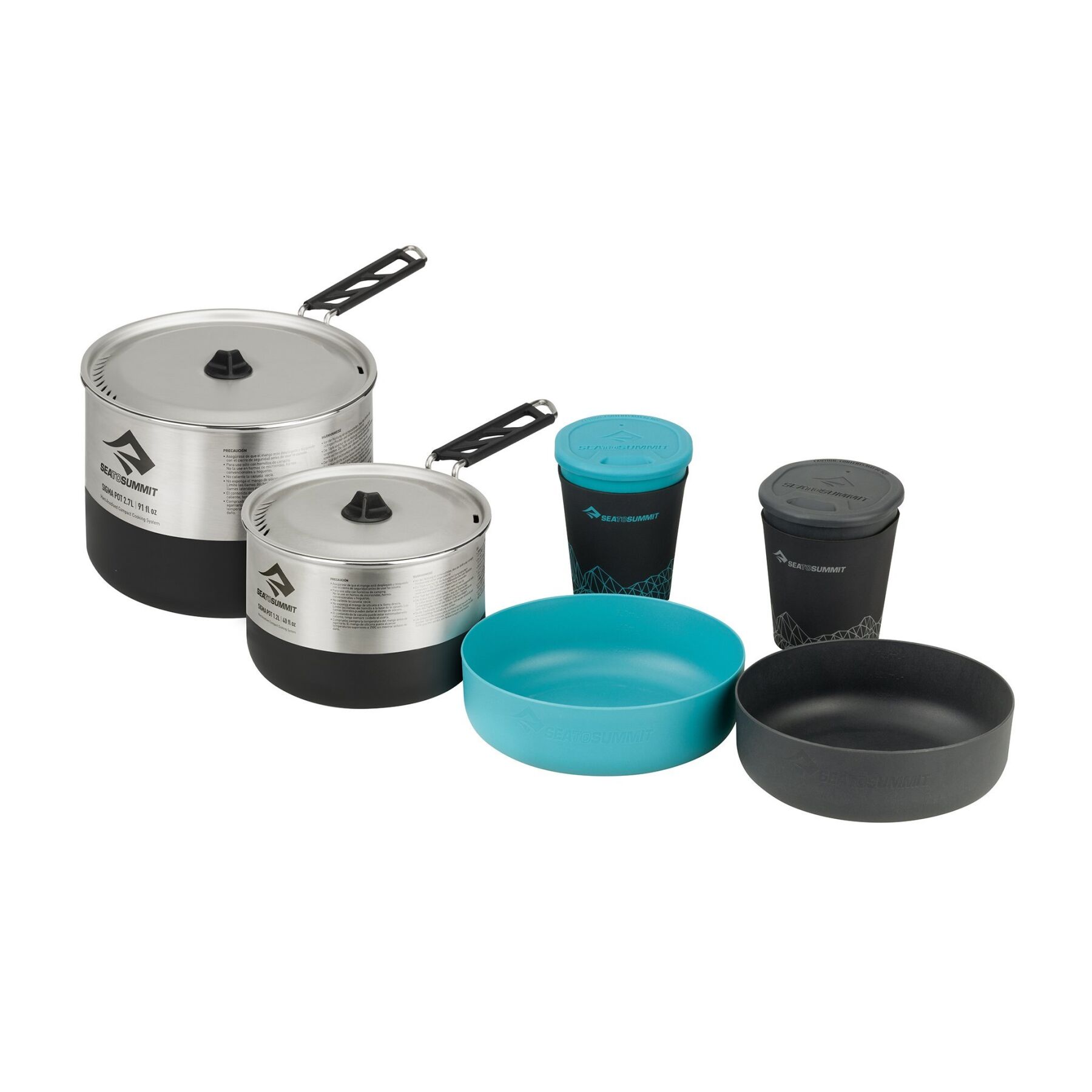 

Набор посуды Sea To Summit Sigma Cookset 2.2 Pacific Blue / Silver STS APOTSIGSET2.2