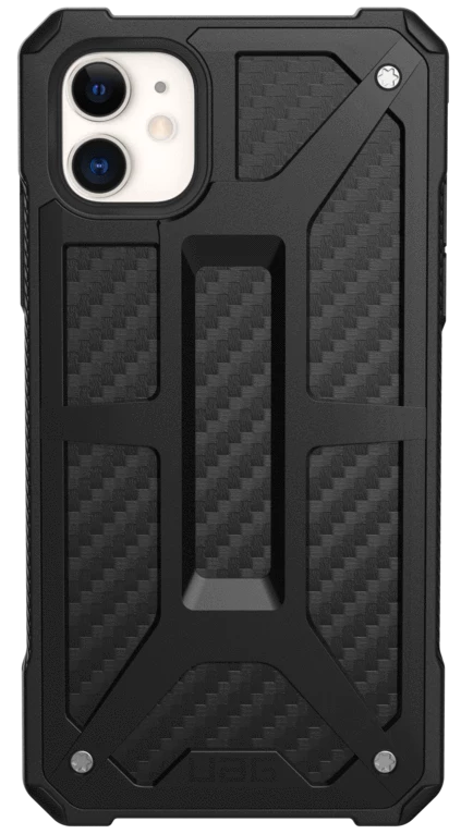 

Чехол UAG для iPhone 11 Monarch, Carbon Fiber