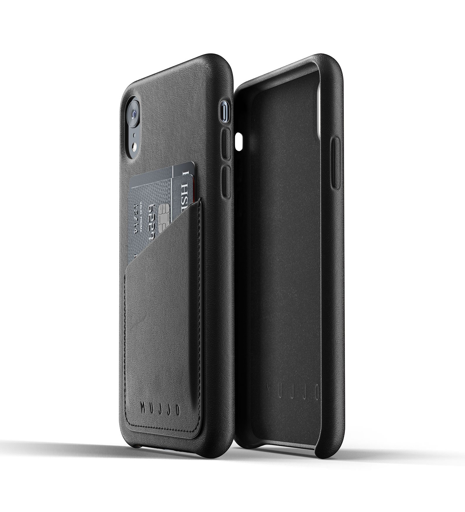 

MUJJO Full Leather Wallet для iPhone Xr[MUJJO-CS-104-BK]