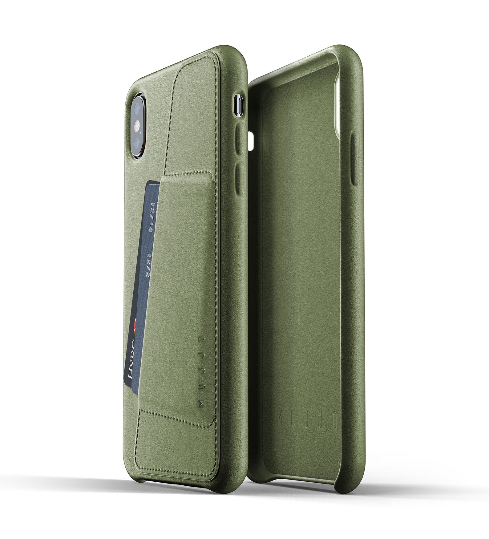 

MUJJO Full Leather Wallet для iPhone Xs Max[MUJJO-CS-102-OL]