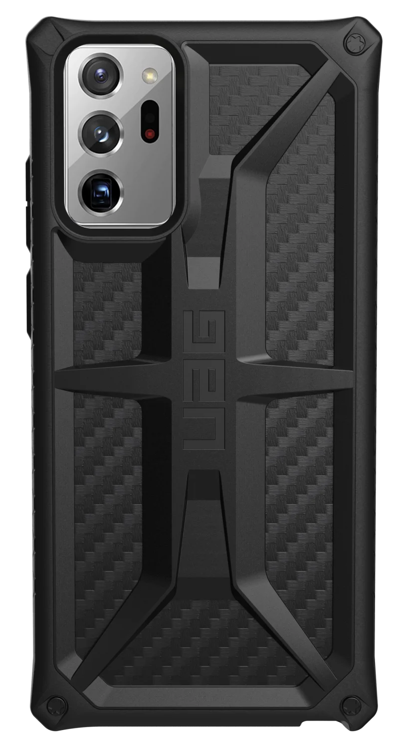 

Чехол UAG для Galaxy Note 20 Ultra Monarch, Carbon Fiber