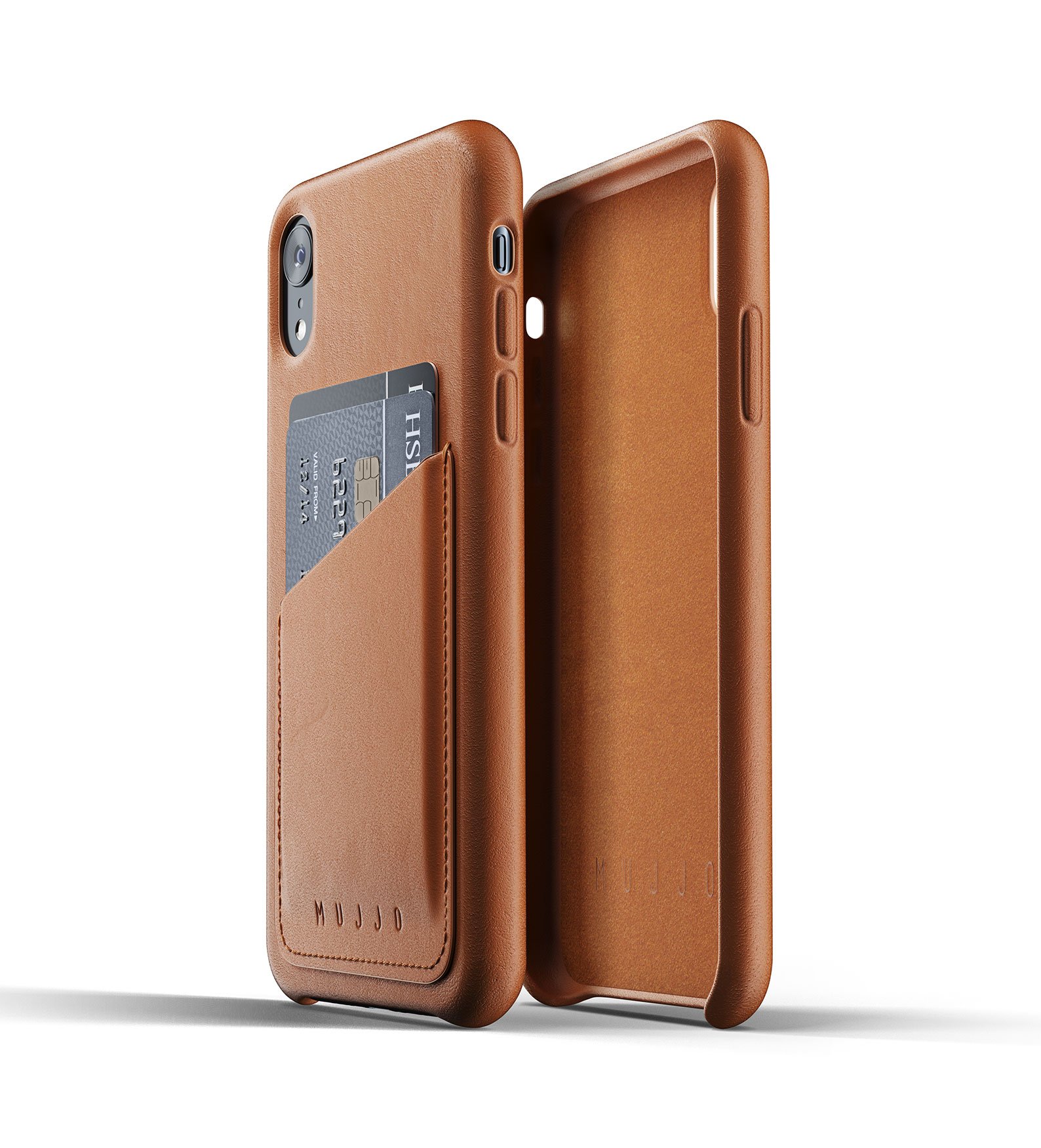 

MUJJO Full Leather Wallet для iPhone Xr[MUJJO-CS-104-TN]