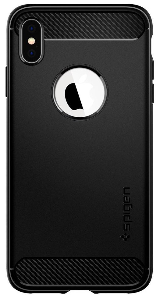 

Чехол Spigen для iPhone XS Max Rugged Armor Matte Black