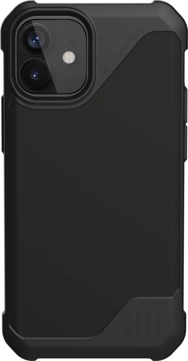 

Чехол UAG для iPhone 12 Mini Metropolis LT(PU), SATN Black