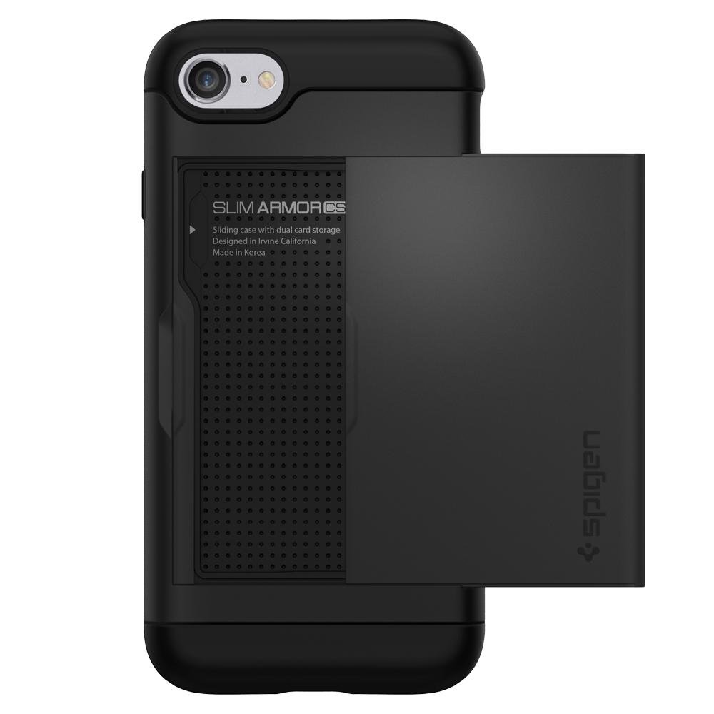 

Чехол Spigen для iPhone SE/8/7 Slim Armor CS, Black