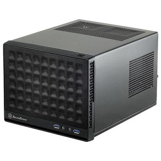 

Корпус SilverStone SUGO SG13B, MiniITX, USB3.0*2,сетка (передняя панель),без БП,черный