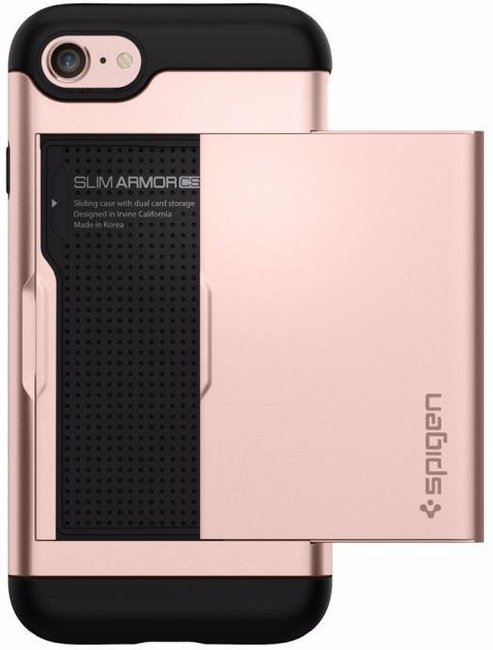 

Чехол Spigen для iPhone SE/8/7 Slim Armor CS, Rose Gold