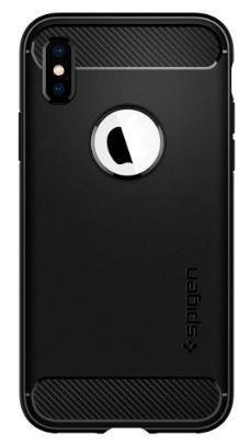

Чехол Spigen для iPhone XS Rugged Armor Matte Black