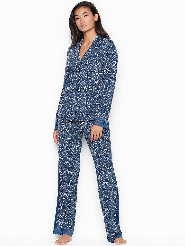 

Пижама Victoria's Secret 393489585 L Синяя