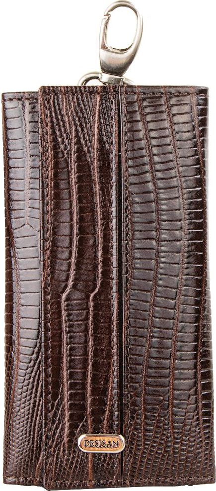 

Мужская ключница кожаная Desisan SHI203-142 Коричневая