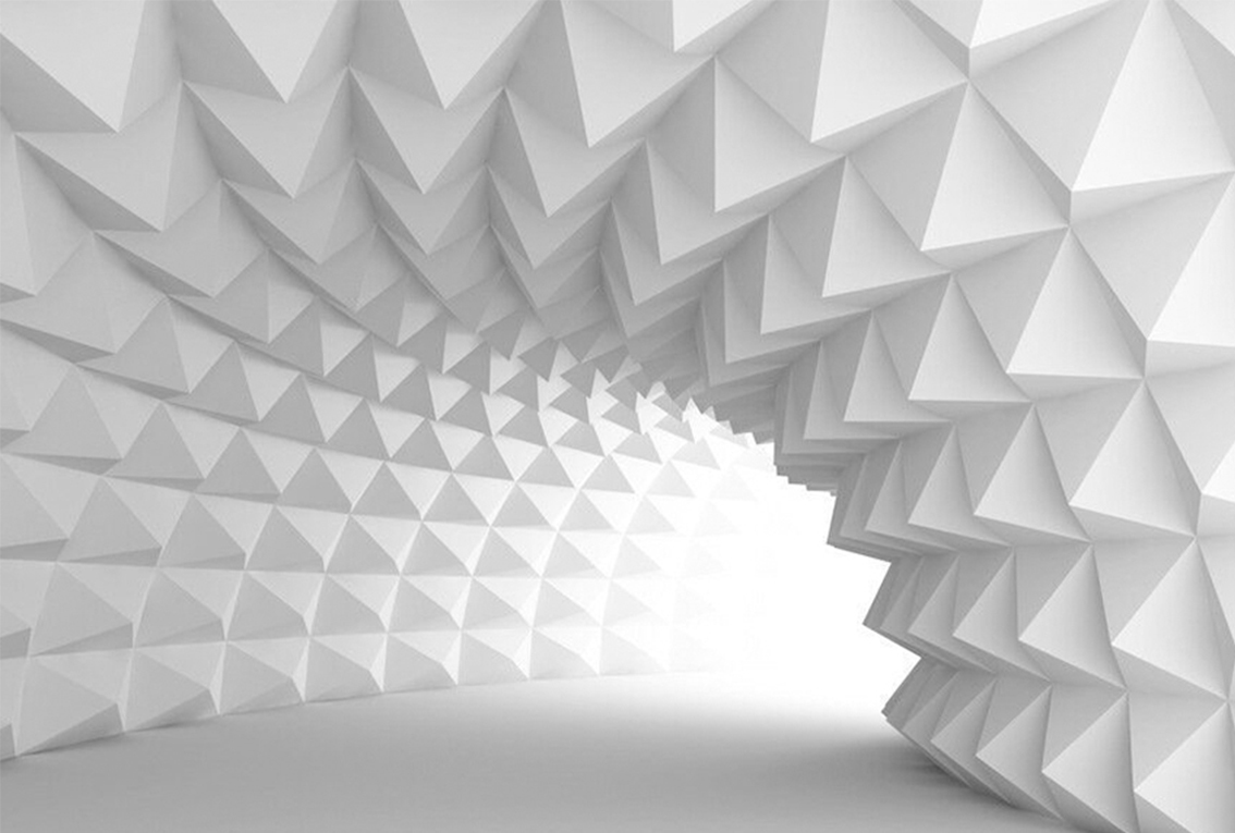 

3D Фотообои бумажные DeCors Белый проход 400x270 см 4 сегмента (181151)