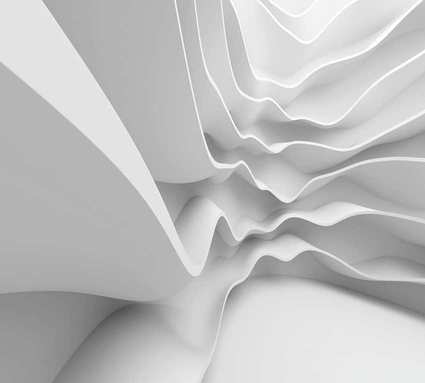 

3D Фотообои бумажные DeCors Белые складки 300x270 см 3 сегмента (181091)