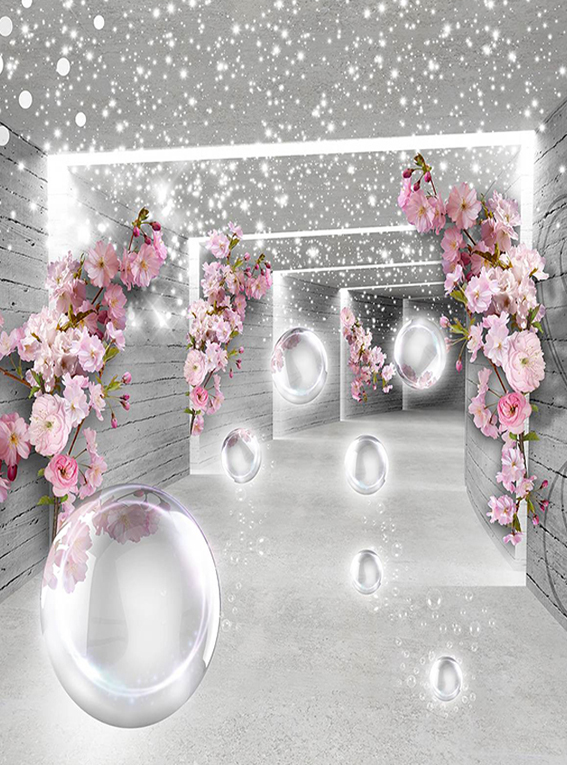 

3D Фотообои бумажные DeCors Белые шары 200x270 см 2 сегмента (181056)