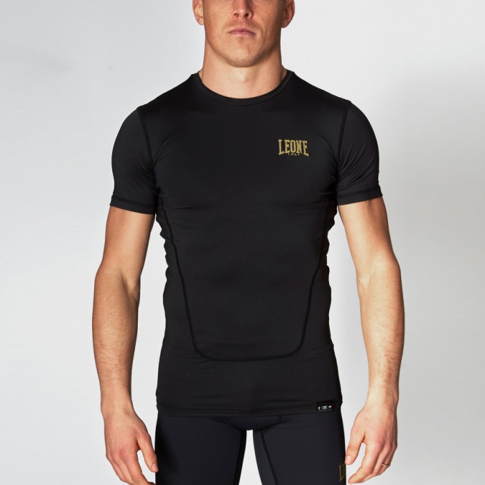 

Рашгард с коротким рукавом Leone Black/Gold S