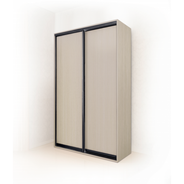 

Двухдверный шкаф купе в гостиную фасад из ДСП 150х60 см Modern