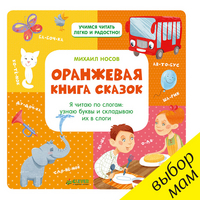 

Оранжевая книга сказок. Я читаю по слогам: узнаю буквы и складываю их в слоги (13663429)