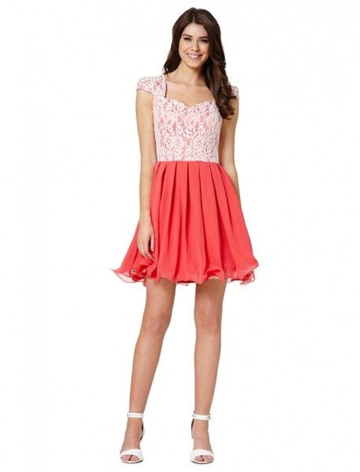 

Платье Chi Chi London EN344  Коралловый, Платье Chi Chi London EN344 XS Коралловый