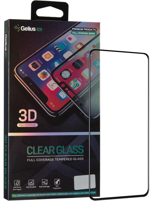 

Защитное стекло Gelius Pro для Realme 6 Black