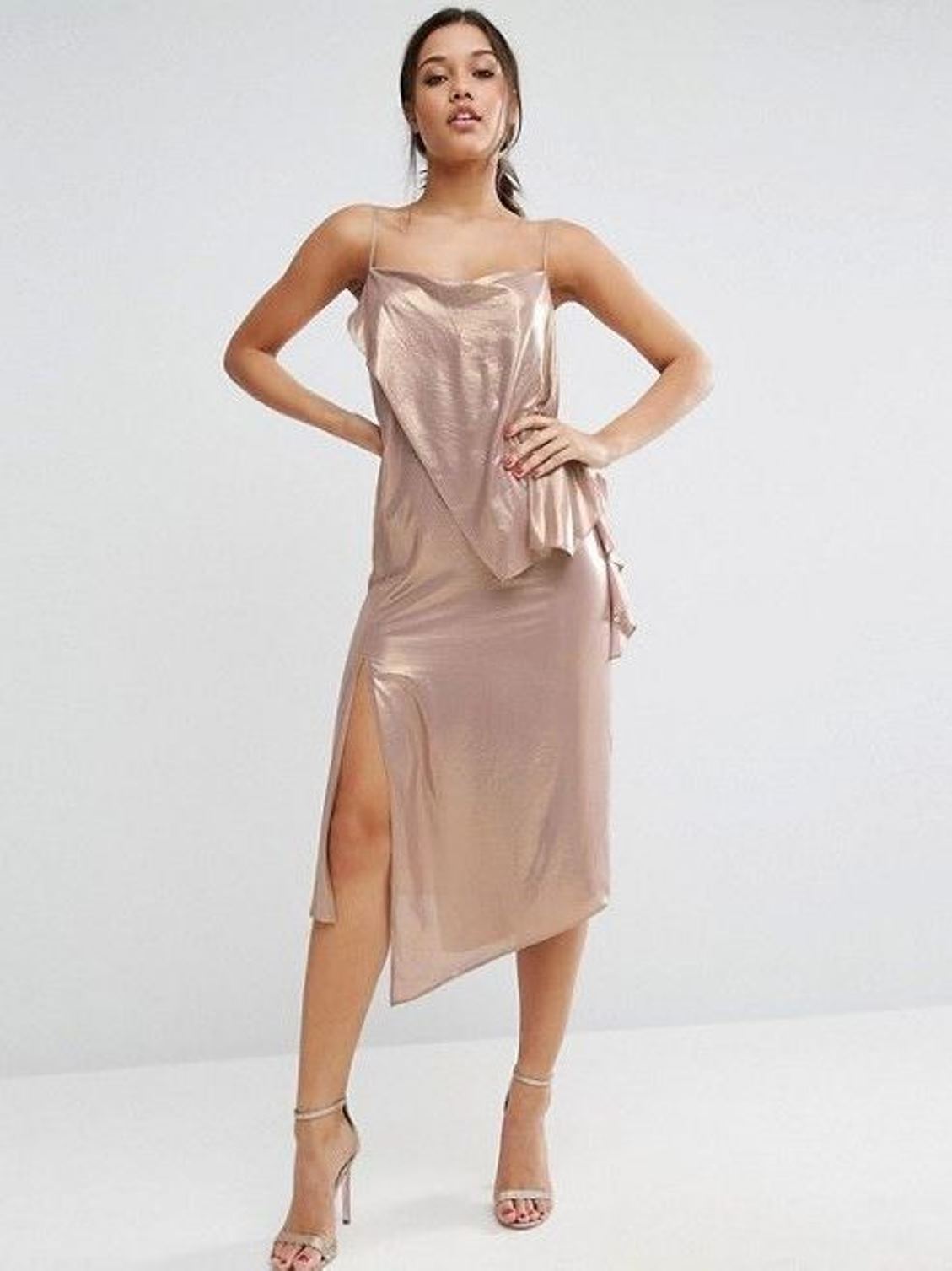 

Платье ASOS AS010720-26  Бежевый, Платье ASOS AS010720-26 XS Бежевый