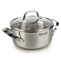

Кастрюля RONDELL RainDrops RDS-828 с/к 20 см (2.5 л) RDS-828