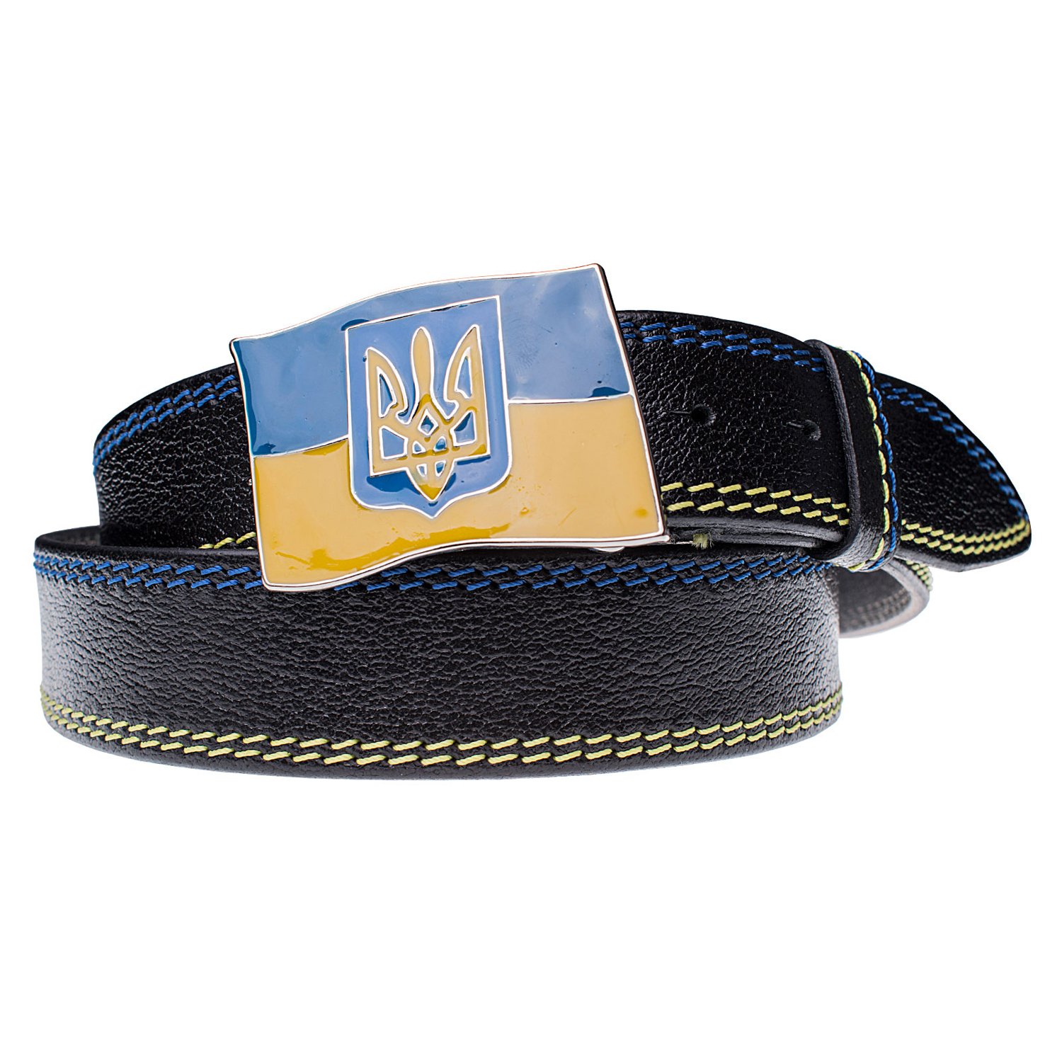 

Кожаный мужской ремень JK Черный