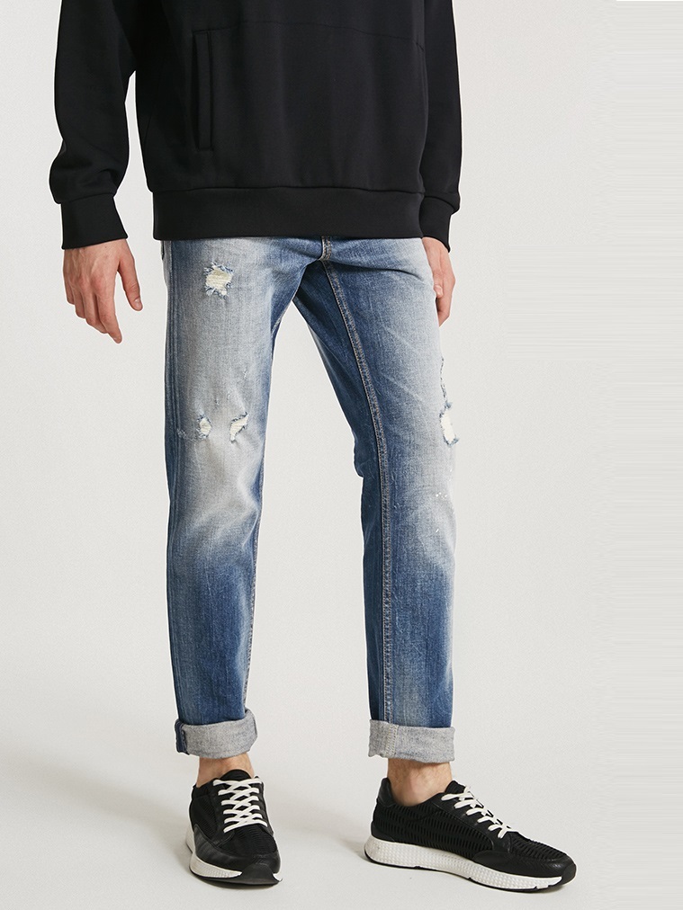 

Джинсы рваные Jack & Jones 218332555  Синий, Джинсы рваные Jack & Jones 218332555 XS Синий