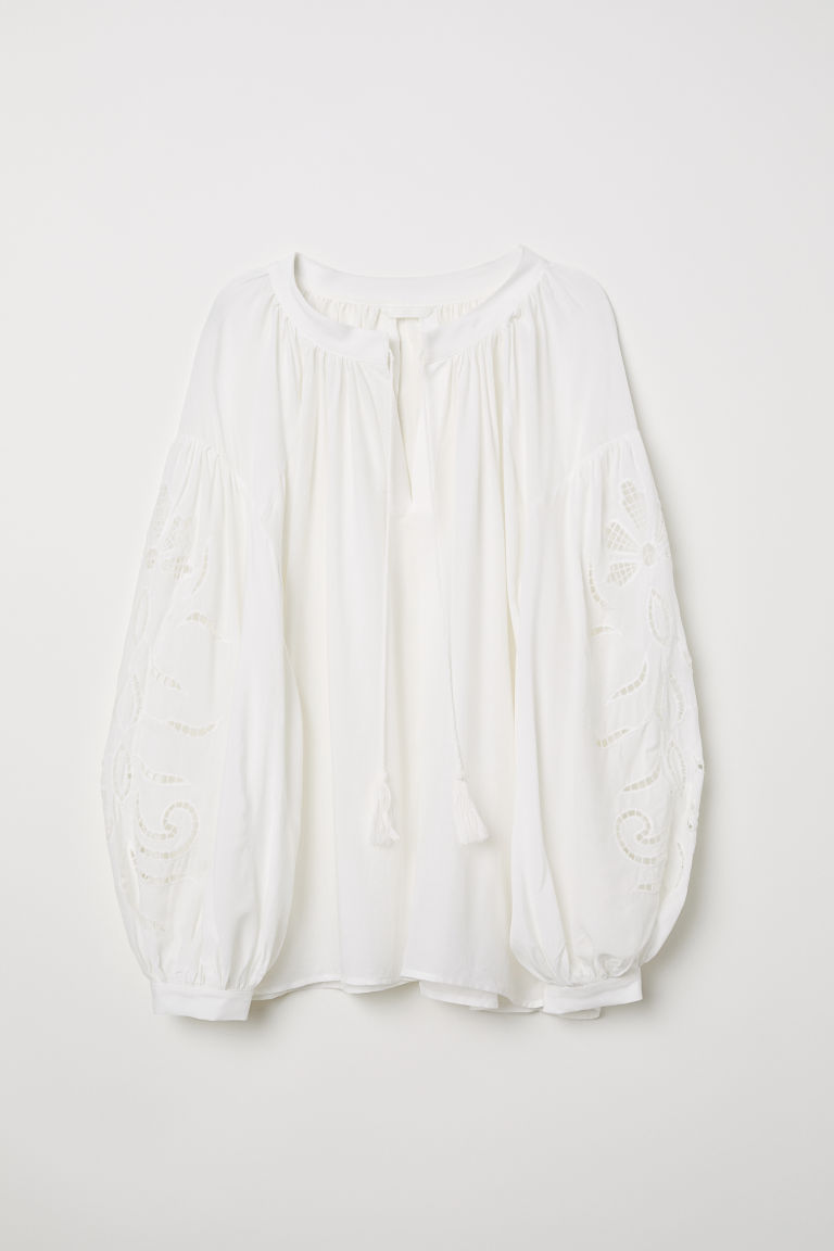 

Блуза H&M 0677722  Белый, Блуза H&M 0677722 S Белый