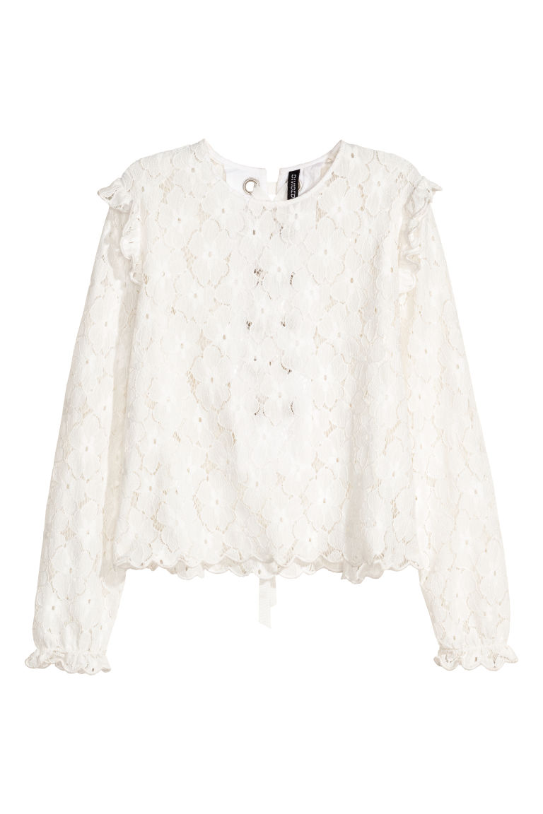 

Блуза H&M 0586418 2XL Белый