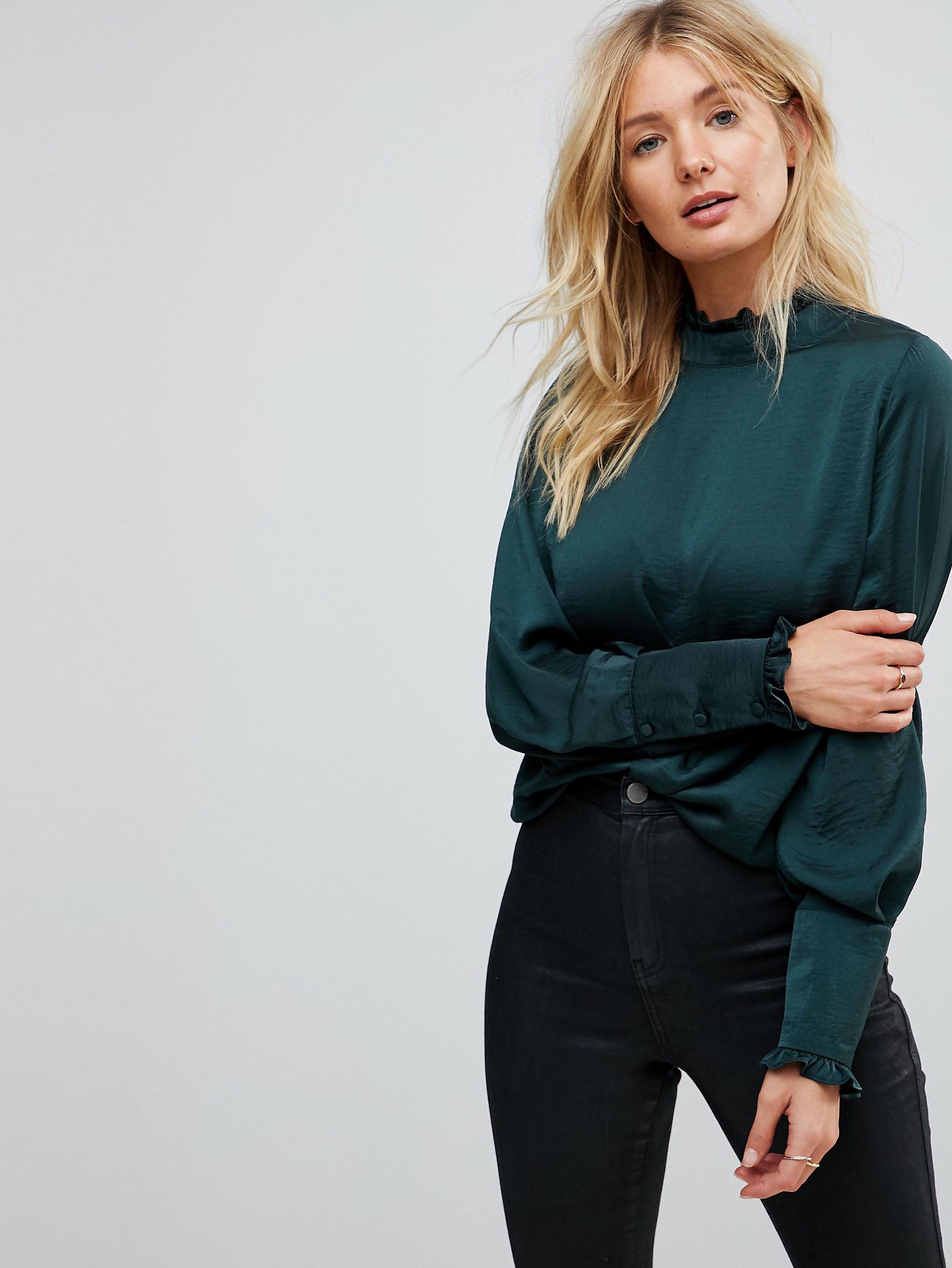 

Блуза ASOS AS1168057  Зеленый, Блуза ASOS AS1168057 L Зеленый