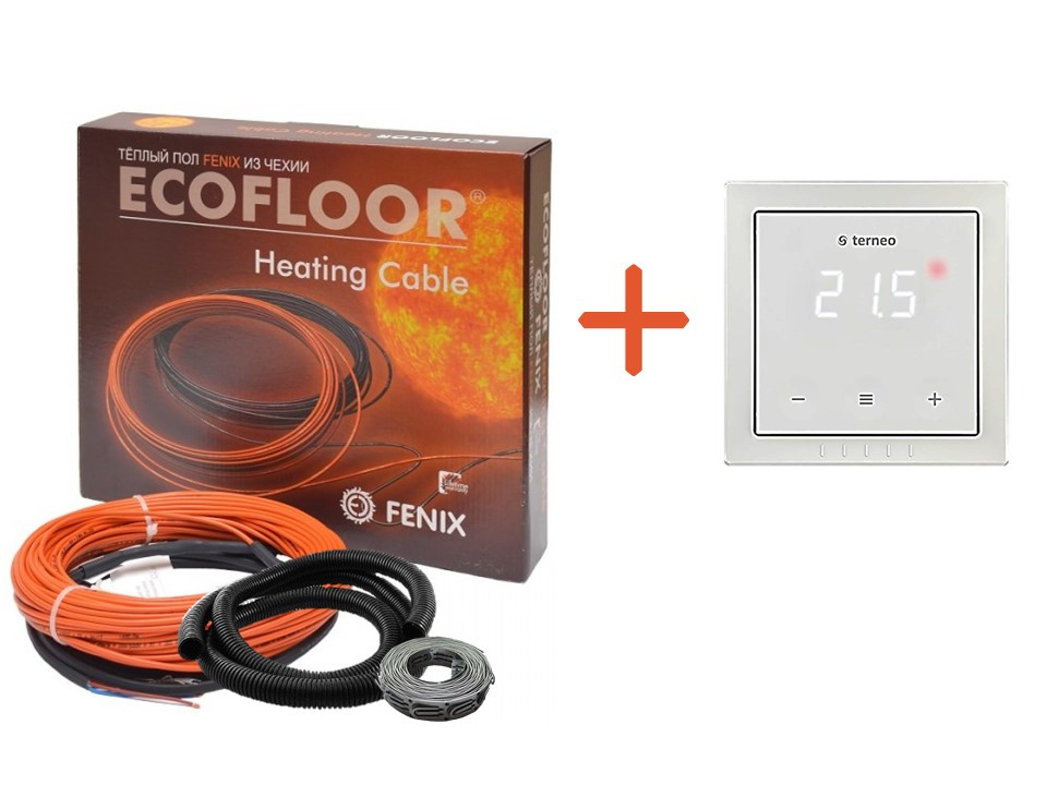 

Нагревательный кабель Fenix 149,6 м / 14,4 м² / 2600 Вт в комплекте с сенсорным терморегулятором Terneo S (KIT7714)